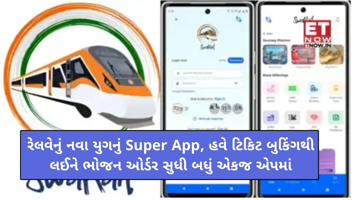 SwaRail App: રેલવેનું નવા યુગનું Super App, હવે ટિકિટ બુકિંગથી લઈને ભોજન ઓર્ડર સુધી બધું એકજ એપમાં